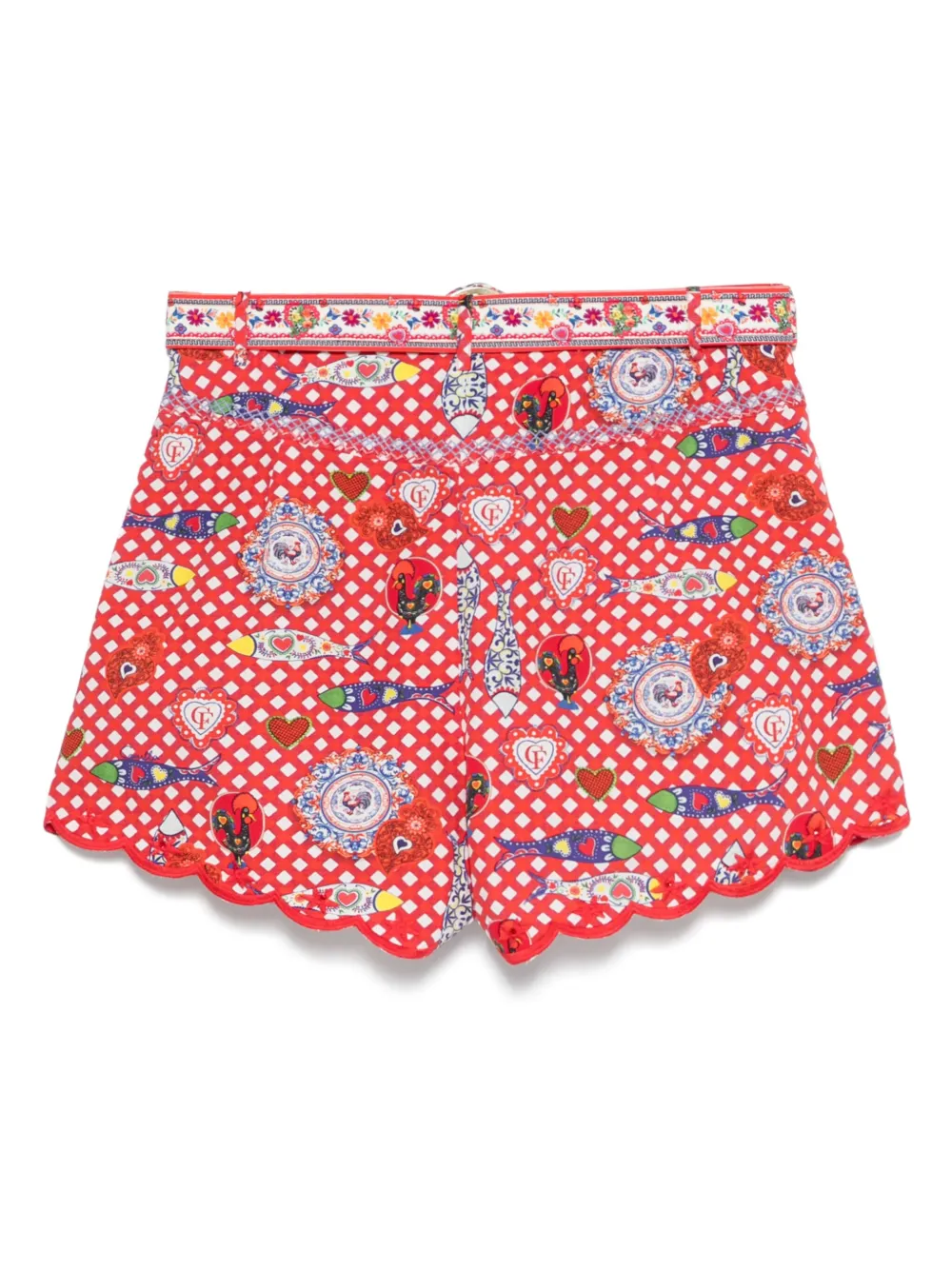 Camilla Faith Luck and Justice mini-shorts Rood