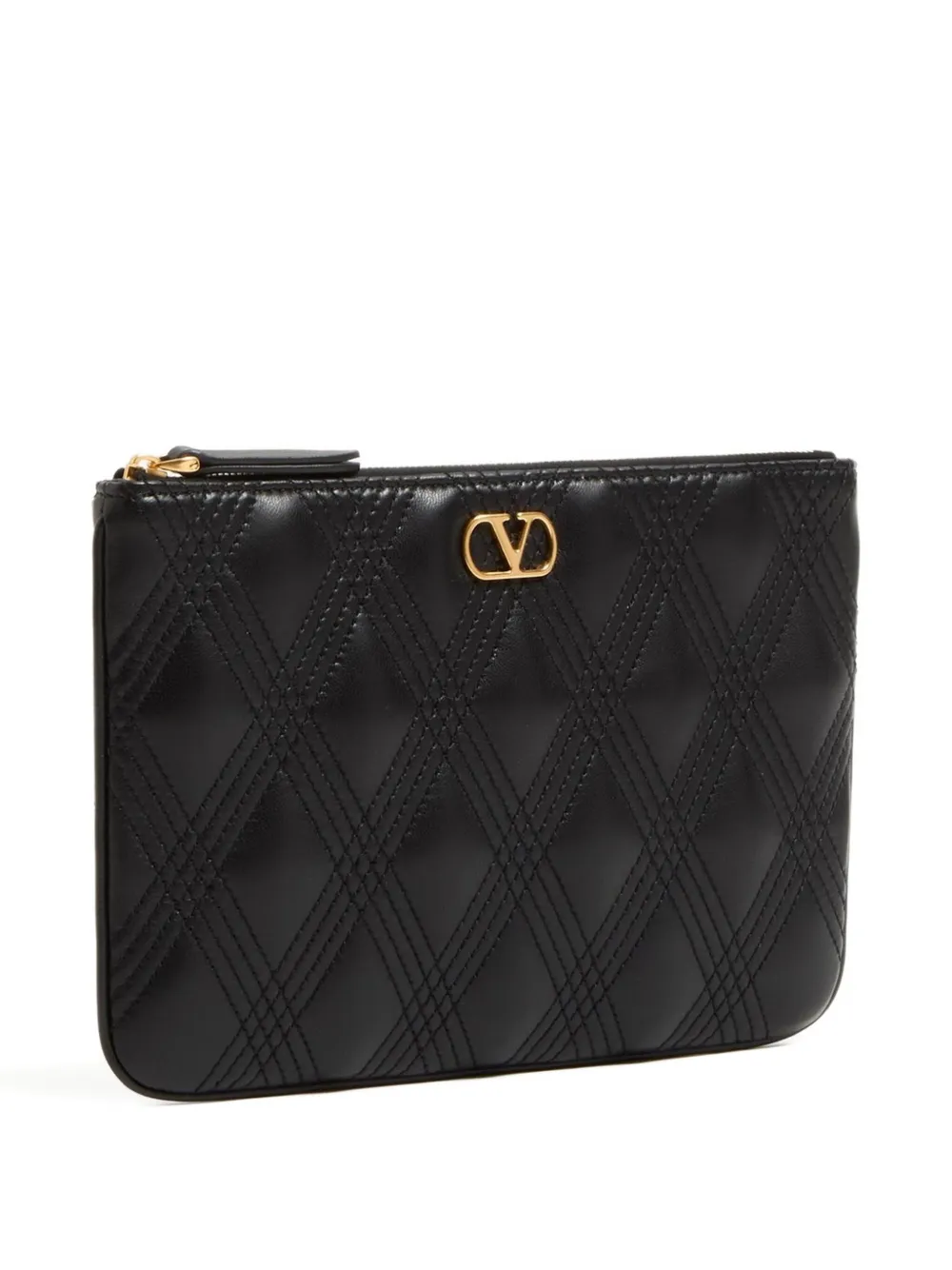 Valentino Garavani Quiltie 67 clutch Zwart