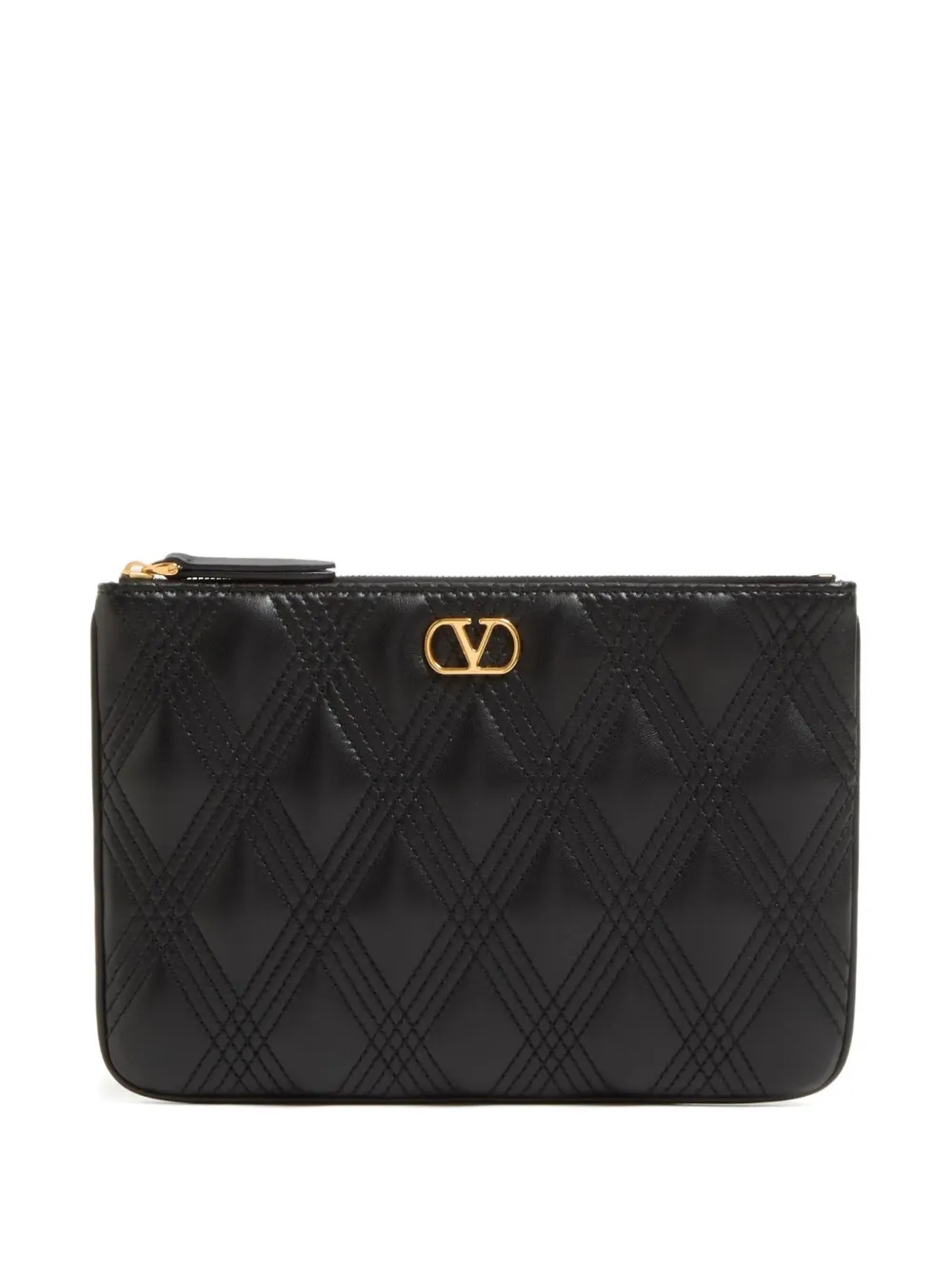 Valentino Garavani Quiltie 67 clutch bag | Black | Image 1