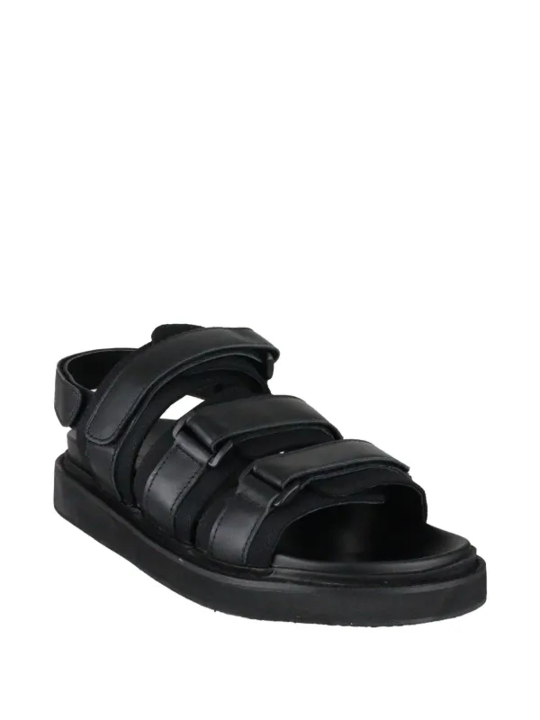 Yohji Yamamoto マルチストラップ サンダル | ブラック