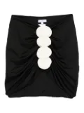 La Reveche Bouquet mini skirt - Black
