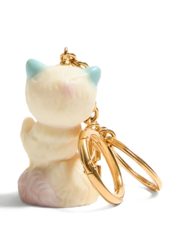 【Valentino】ル シャ デ ラ メゾン キーリング バッグチャーム Valentino Garavani Le Chat De La Maison Nylon Bag Charm With