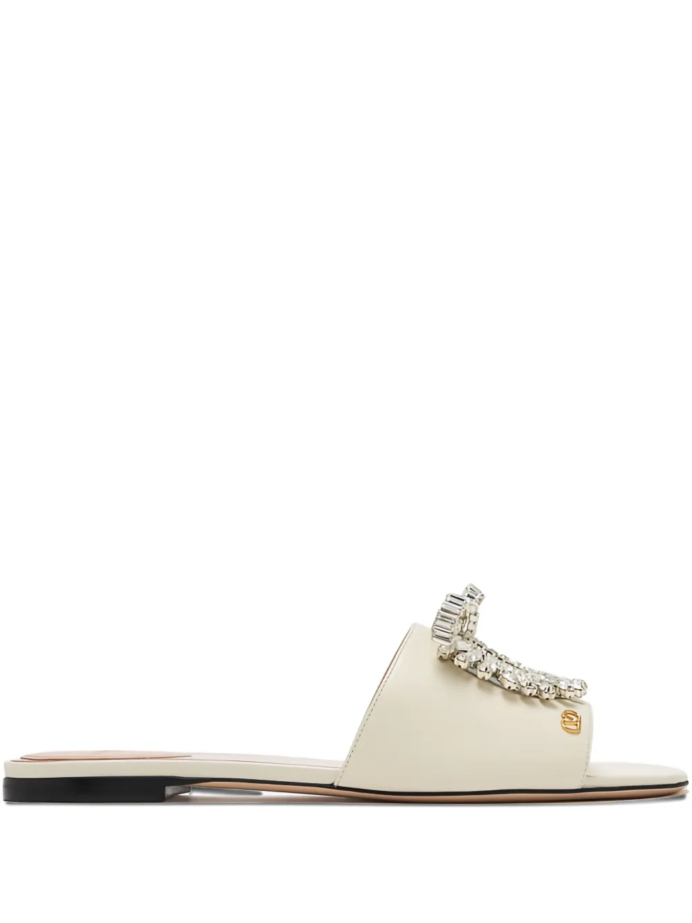 Valentino Garavani Adamantine crystal-embellished sandals Neutrals