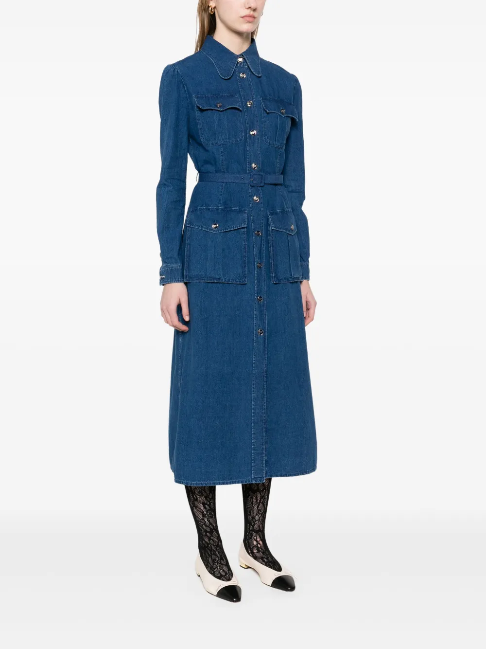 Valentino Garavani Spijkershirtjurk Zwart