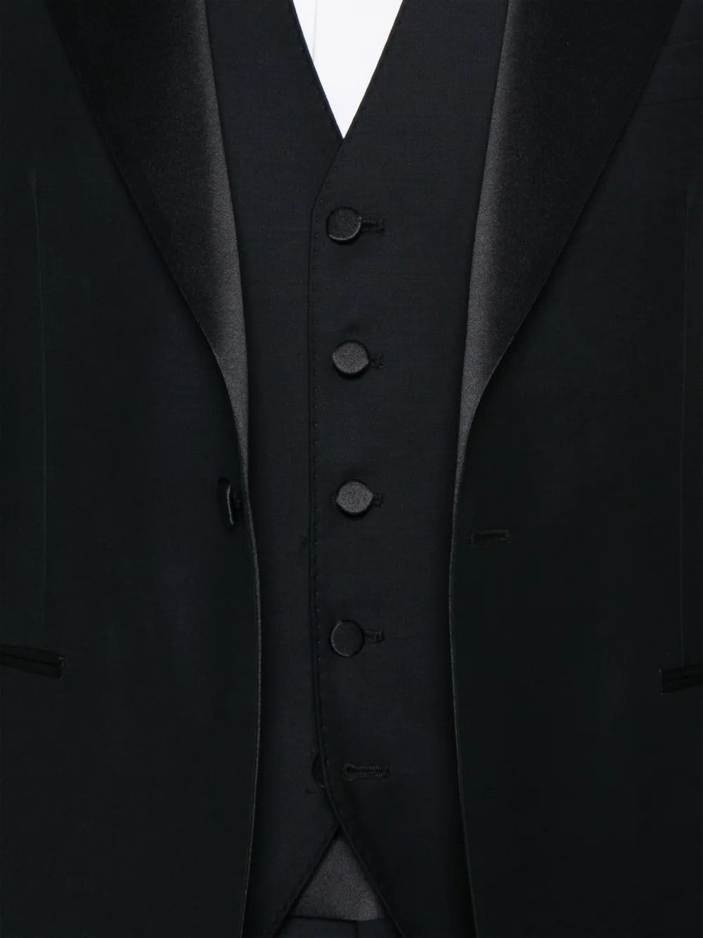 Shop Tagliatore Single-breasted Dinner Suit In 蓝色