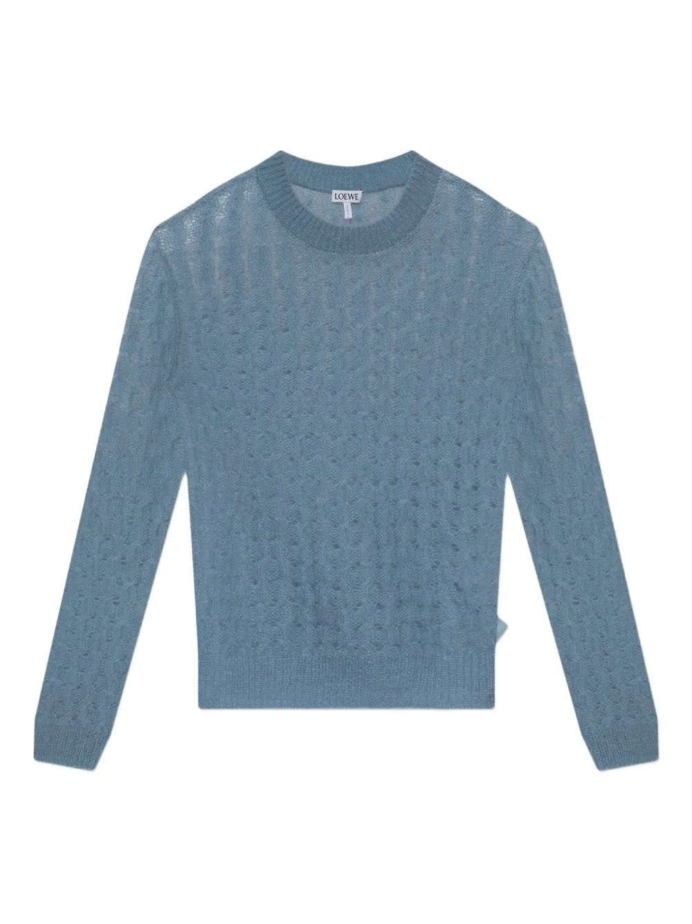 LOEWE mohair-blend jumper - Blue