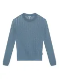 LOEWE mohair-blend jumper - Blue