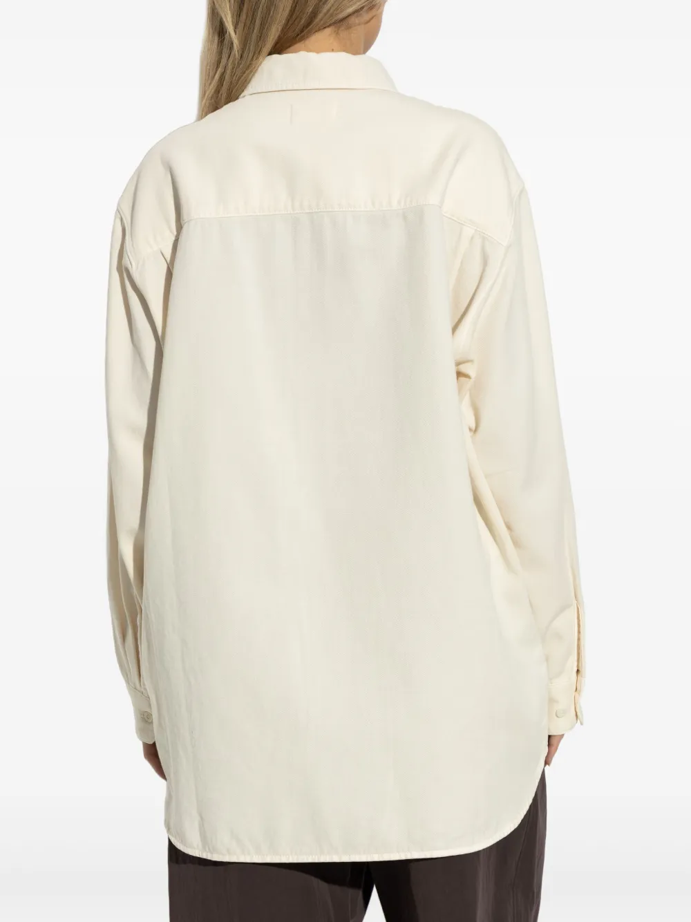 LEMAIRE Katoenen shirt Beige
