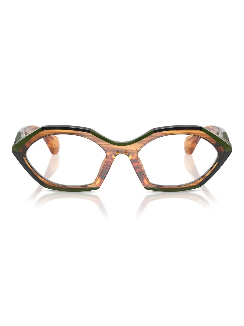 Alain Mikli A03530 Striped Havana / Green / Black - 006 Striped Havana / Green / Black