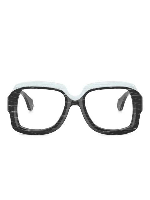 Alain Mikli lentes con motivo de rombo