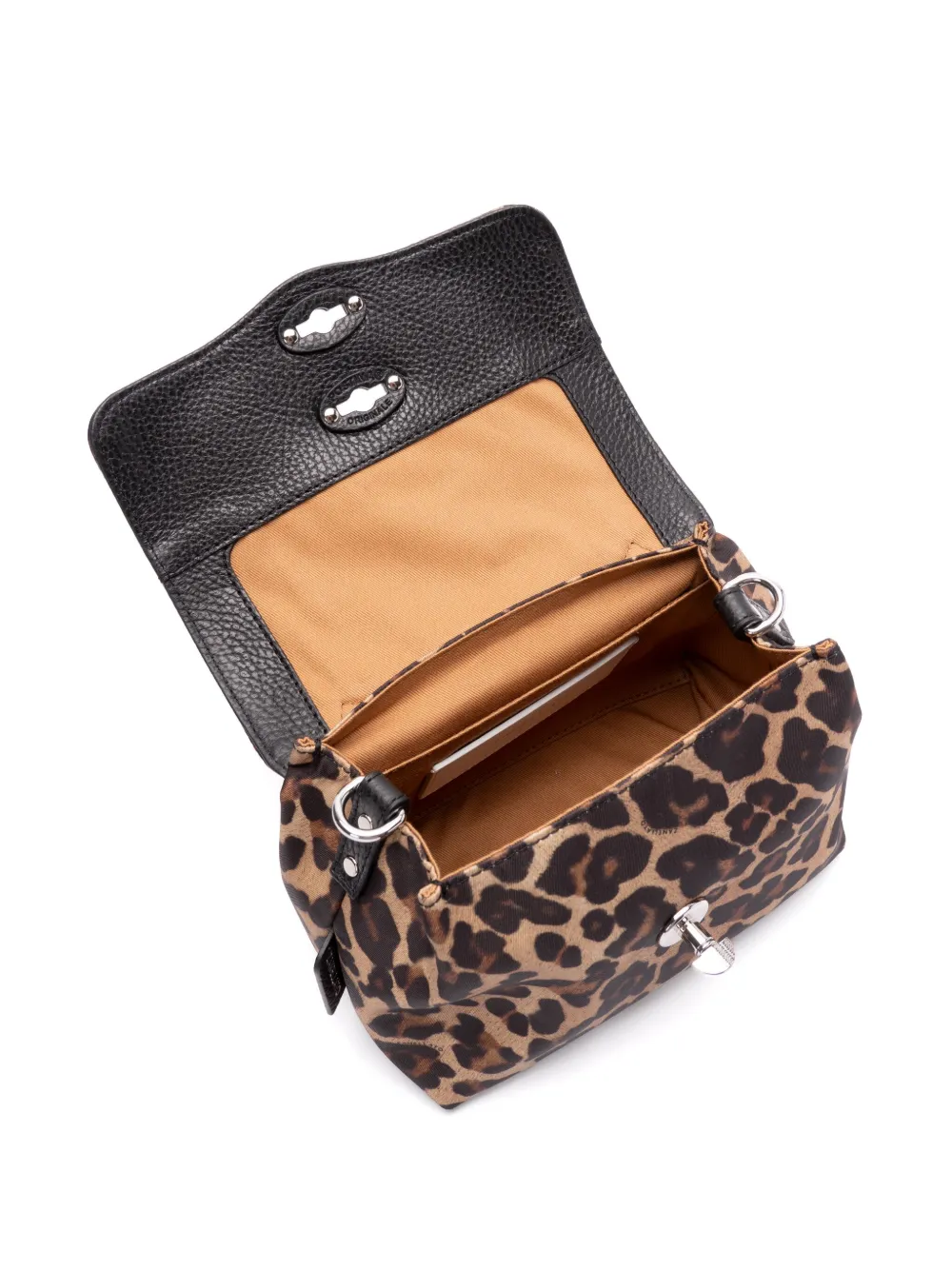 Zanellato Shopper met luipaardprint Bruin