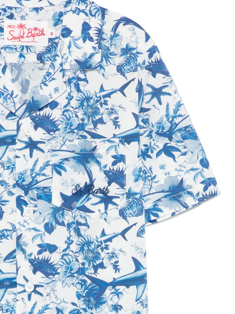 MC2 Saint Barth Kids Kalea shirt Wit