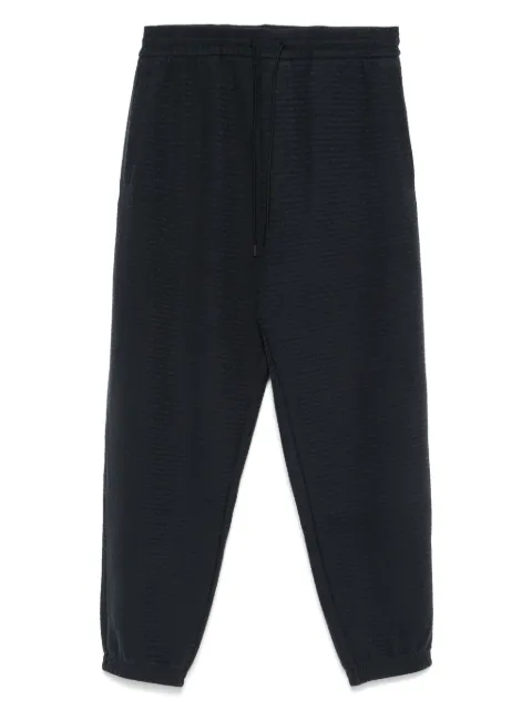 Emporio Armani logo-jacquard track pants