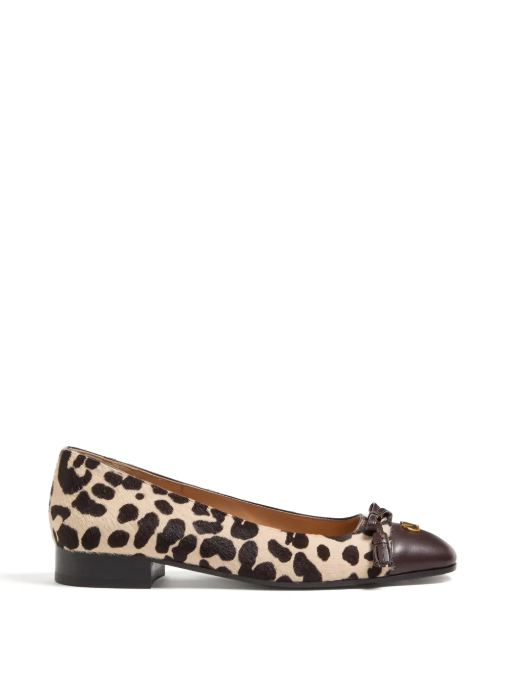 Valentino Garavani leopard print ballet flats - BNB