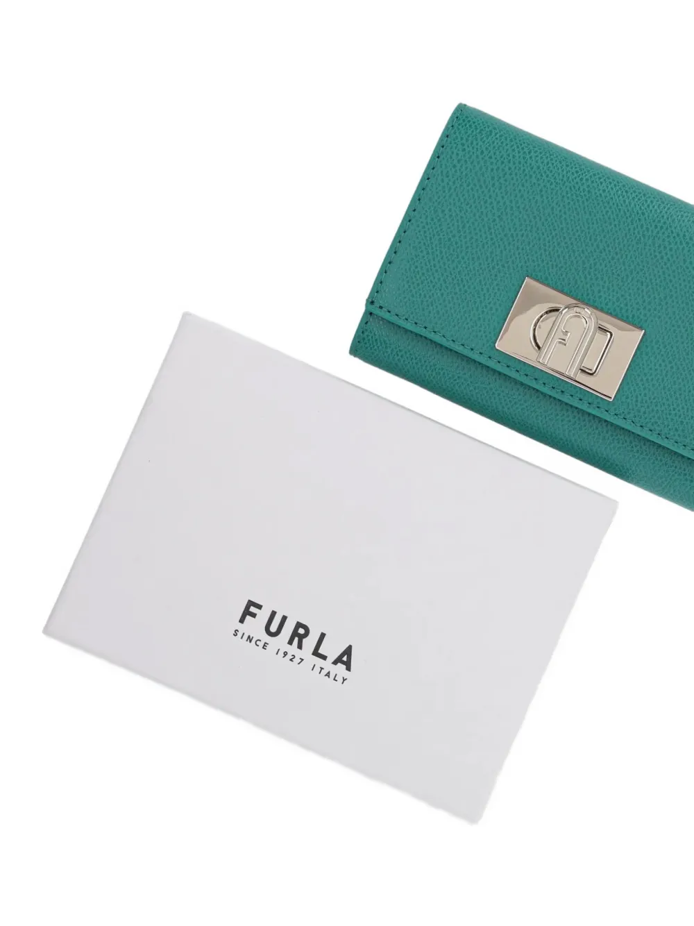 Furla Leren portemonnee Groen