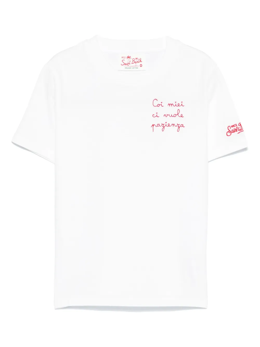 MC2 Saint Barth Kids Portofino Tシャツ - ホワイト MC2 Saint Barth Kids Portofino Tシャツ - ホワイト