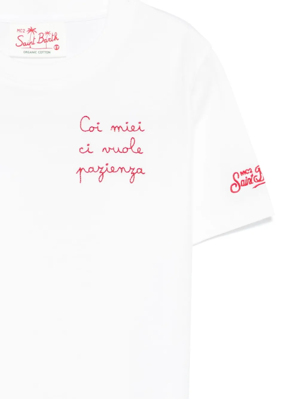 MC2 Saint Barth Kids Portofino T-shirt Wit