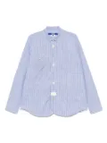 Junya Watanabe MAN striped shirt - Blue