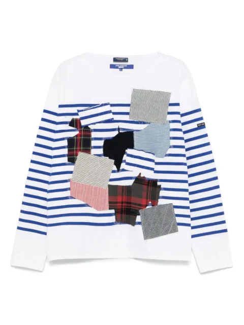 Junya Watanabe MAN t-shirt à effet patchwork