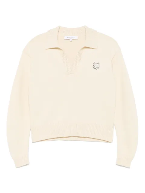 Maison Kitsuné Bold Fox Head-patch sweater