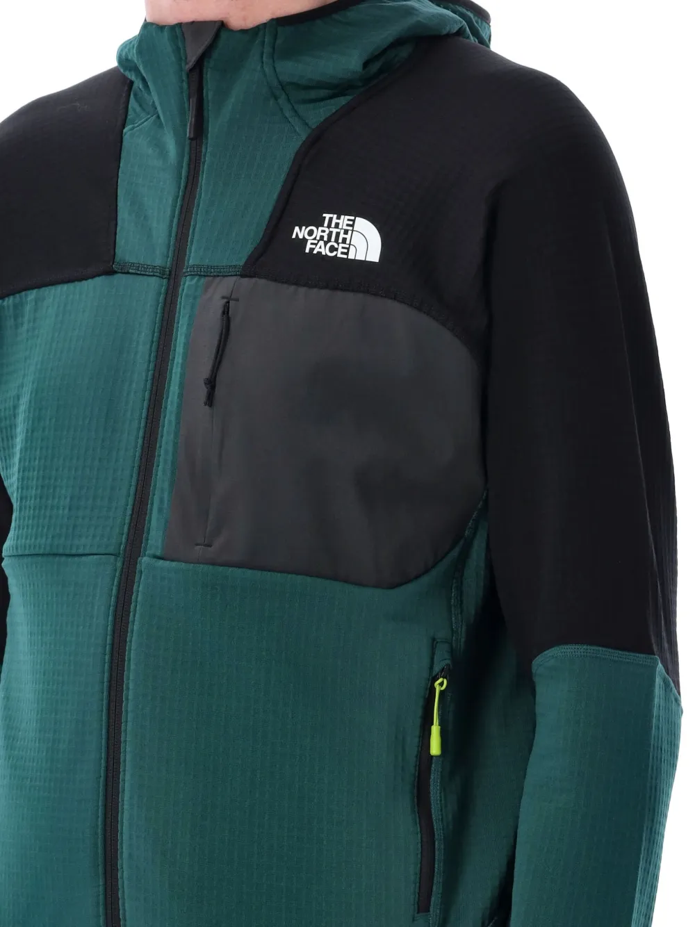 The North Face Hoodie met logoprint Groen