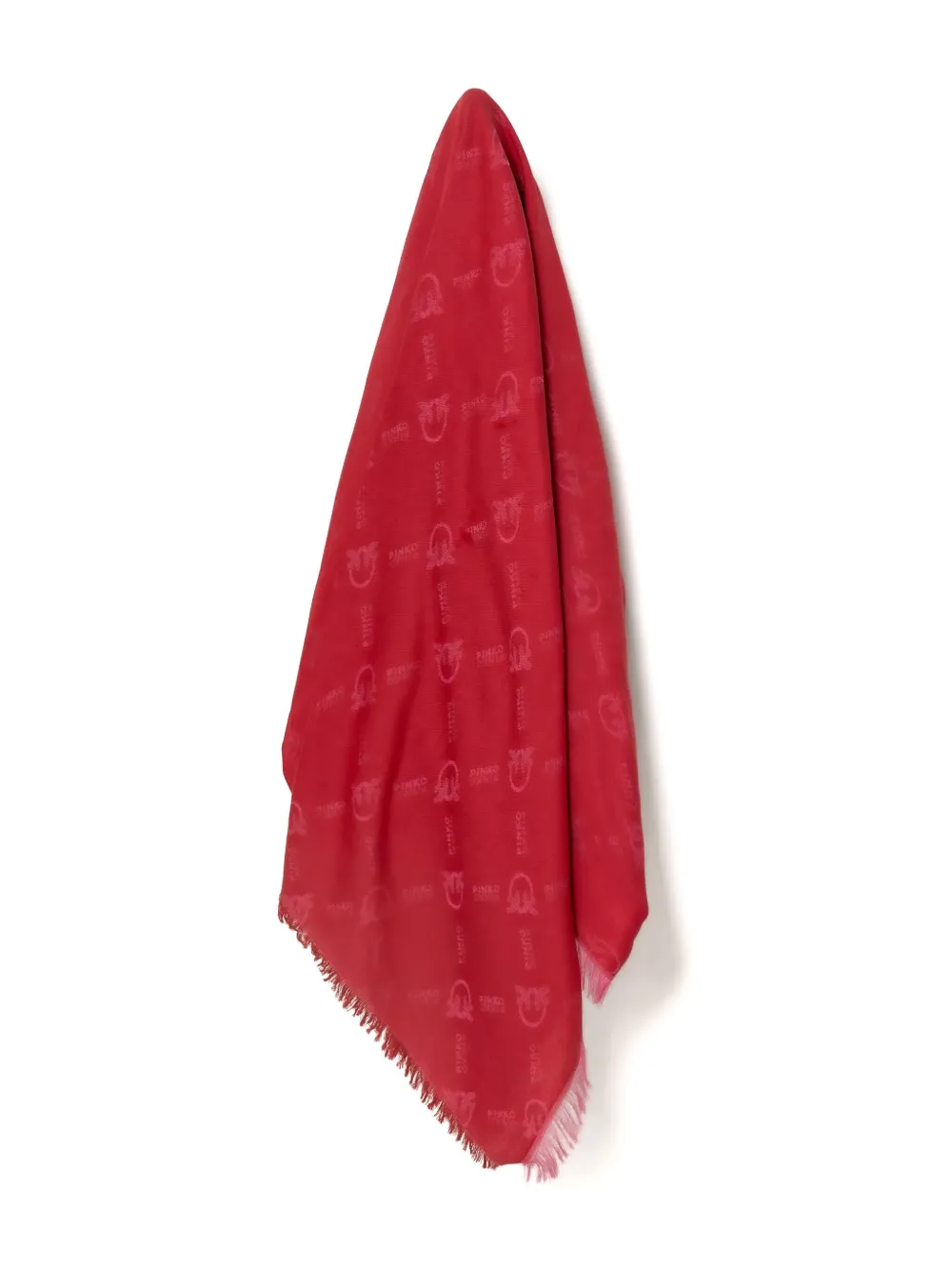 logo-jacquard scarf