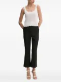 PINKO open-knit scallop-hem top - White
