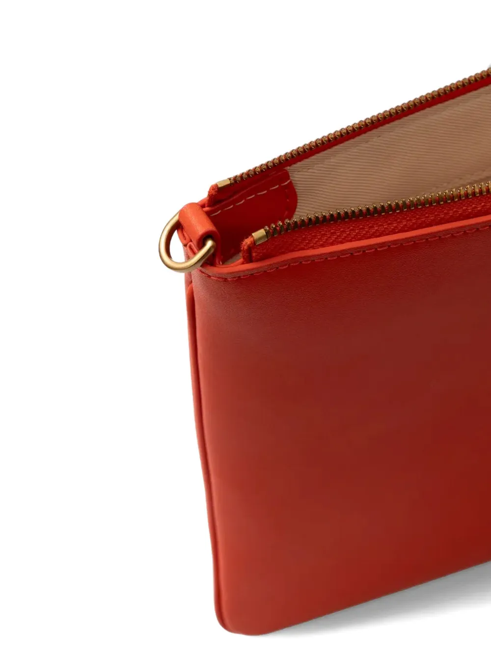 PINKO Leren crossbodytas Oranje