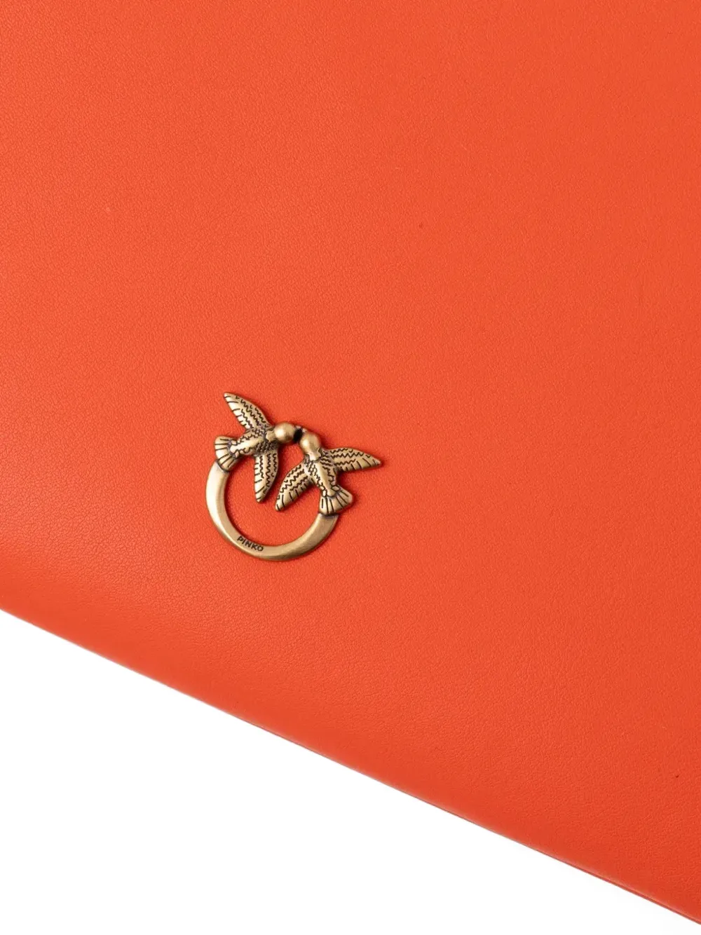 PINKO Leren crossbodytas Oranje
