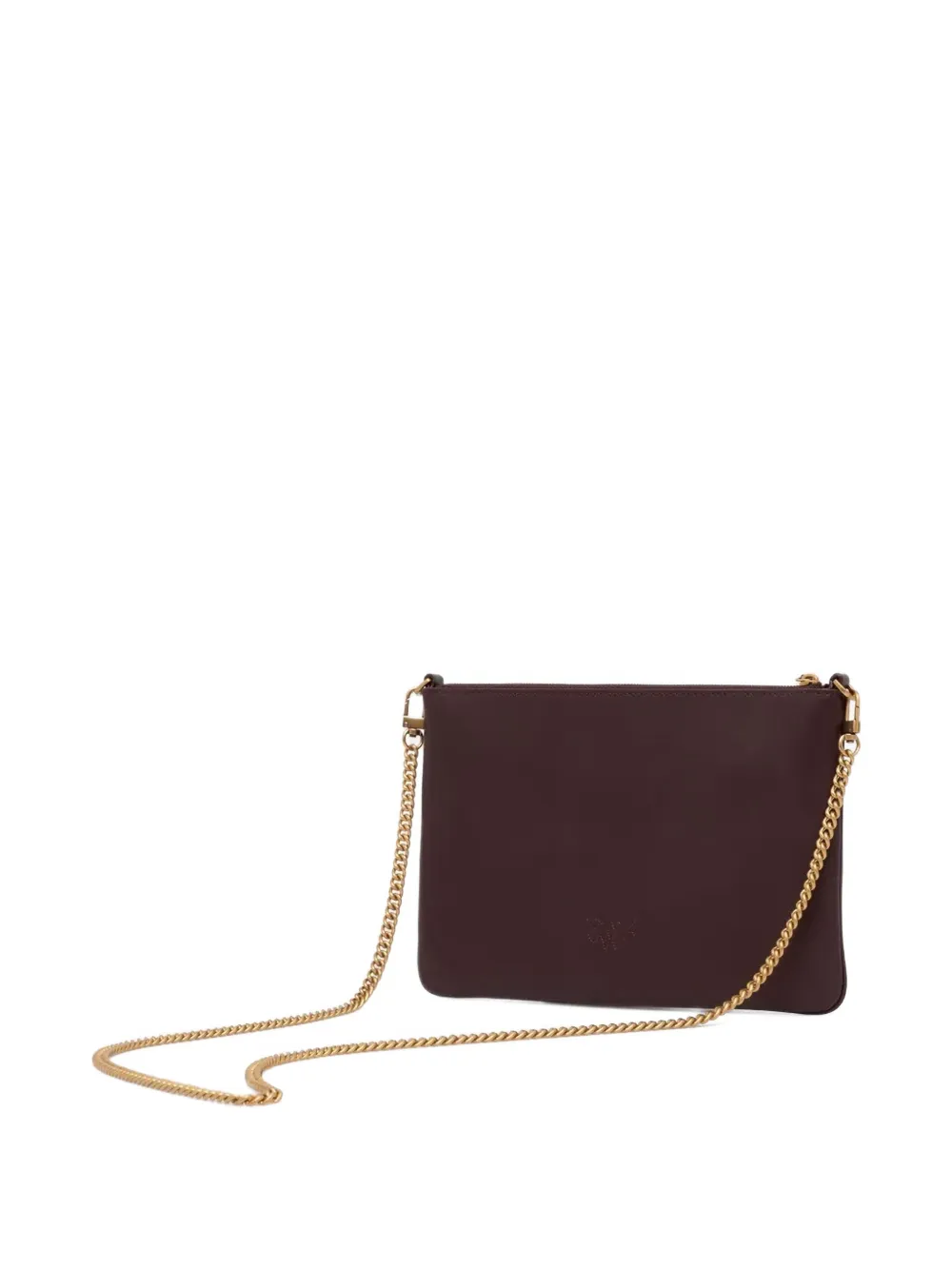 PINKO Leren crossbodytas Rood
