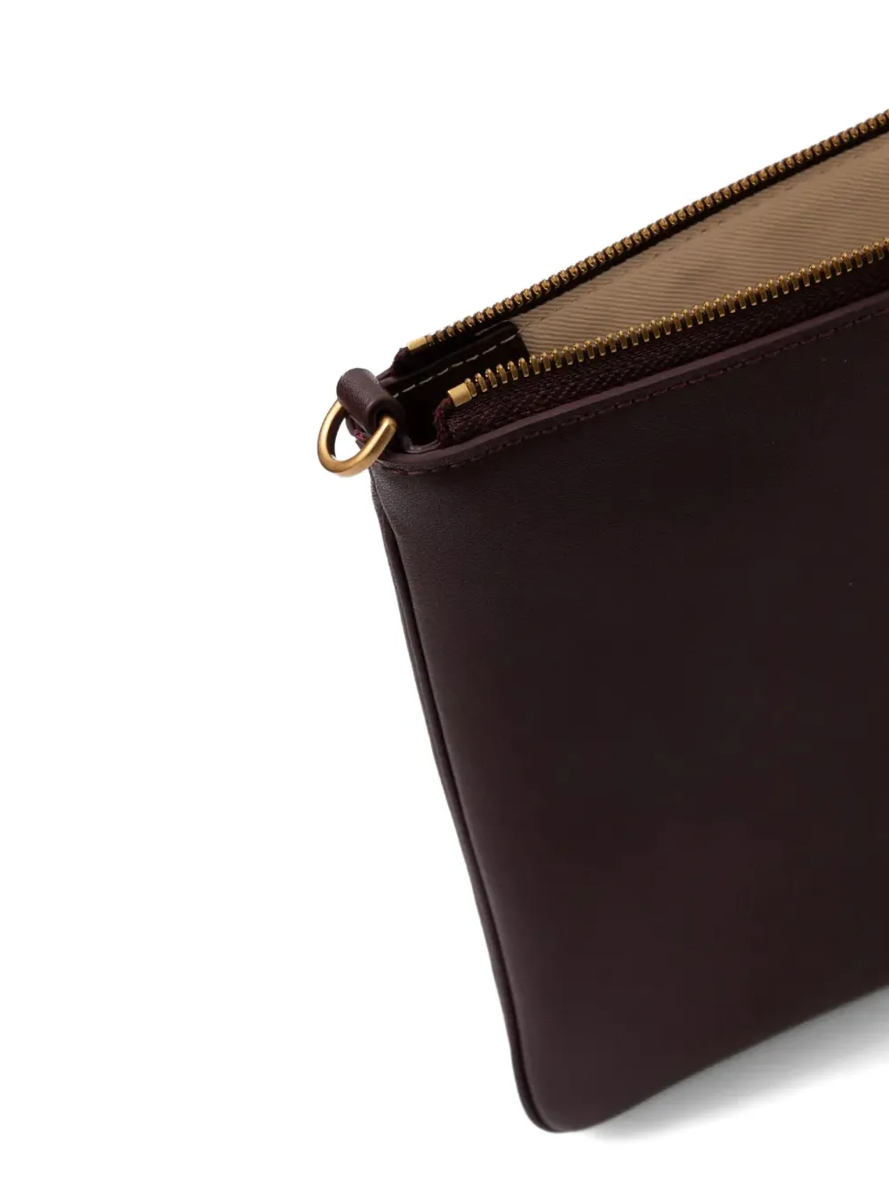 PINKO Leren crossbodytas Rood
