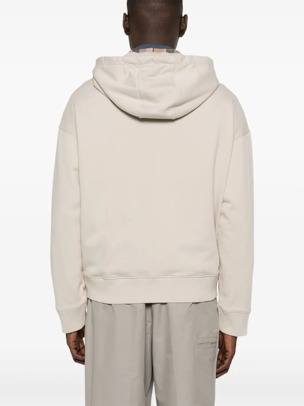 Maison Kitsuné Bold Fox Head Patch Fullzip Oversize Hoodie In Neutrals