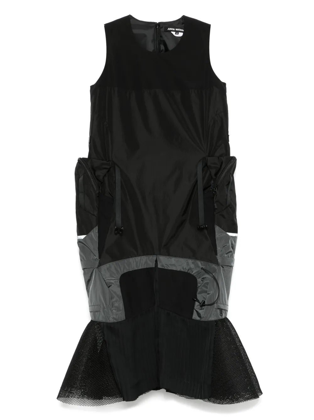 Junya Watanabe panelled midi dress | Black | Image 1
