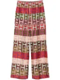 Lorena Antoniazzi silk trousers - Red