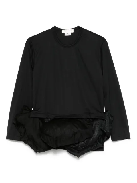 Comme Des Garçons padded-hem top