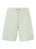 AMIRI debossed pattern shorts - Green
