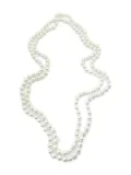 Jennifer Gibson Jewellery 1990s opera-length necklace - White