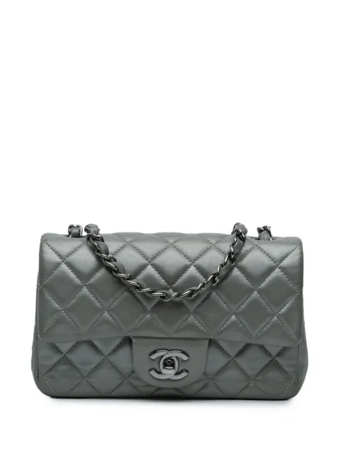 CHANEL Pre-Owned Classic Lambskin rektangulär axelremsväska från 2013-2014