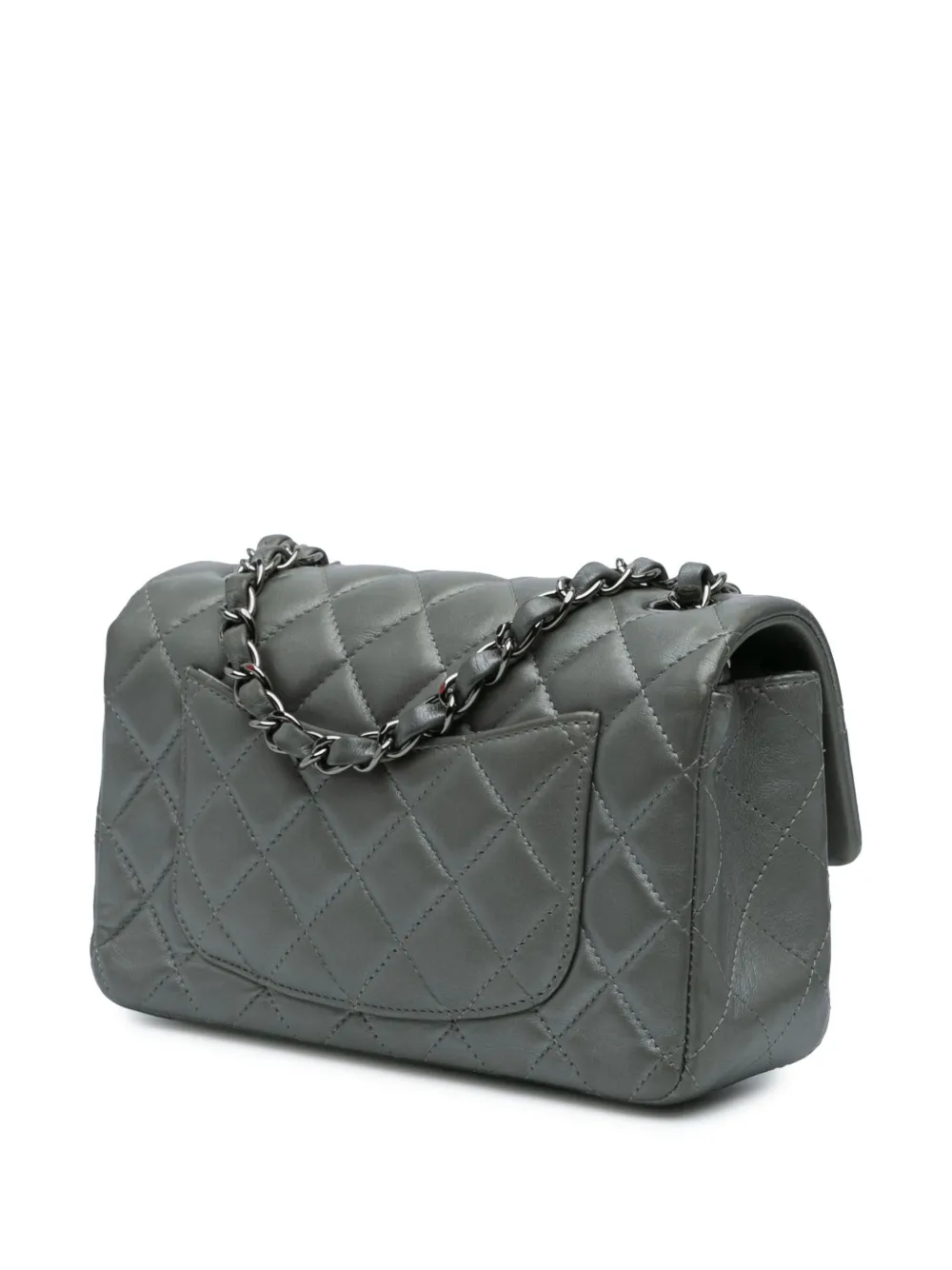 CHANEL Pre-Owned 2013-2014 Mini Rectangular Classic Lambskin Single Flap crossbody bag | Pre-Owned | Image 2
