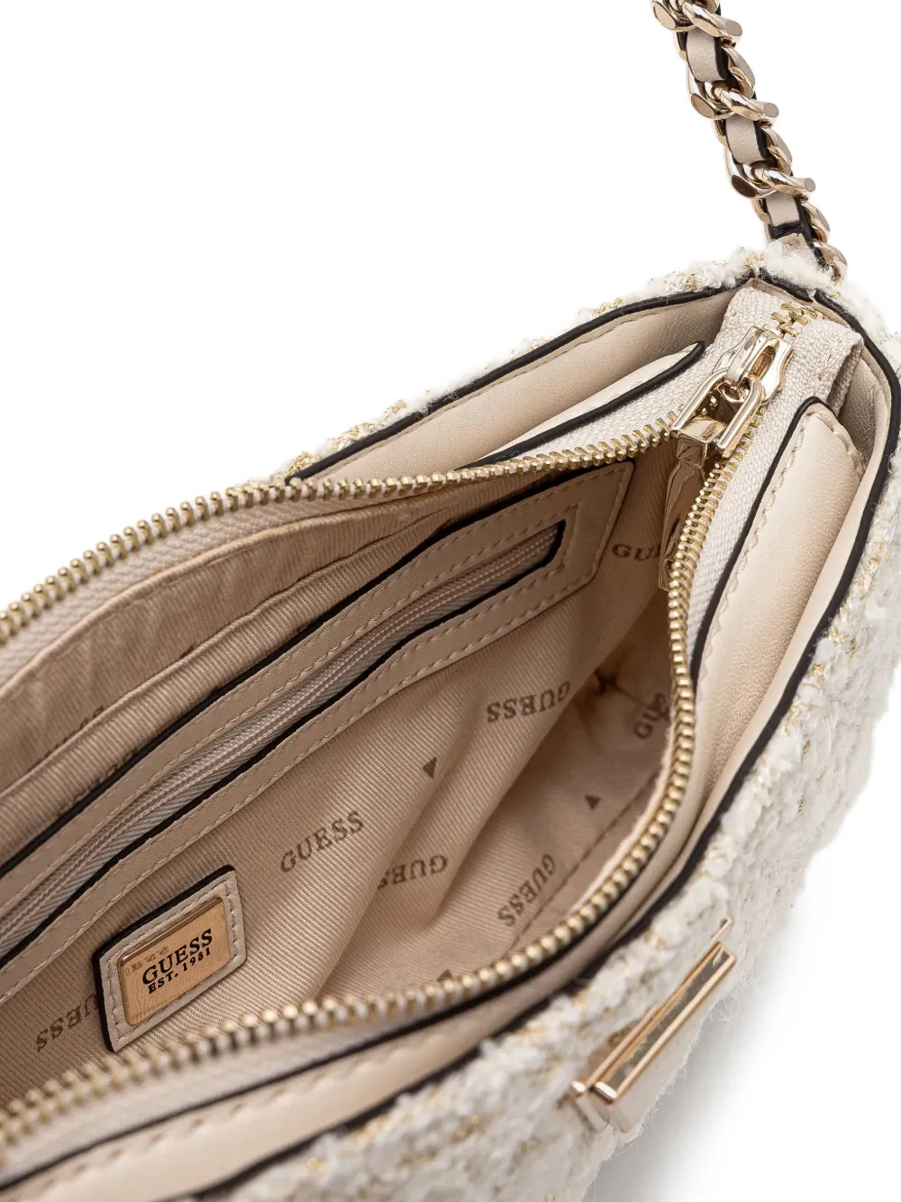 GUESS USA Giully schoudertas Beige