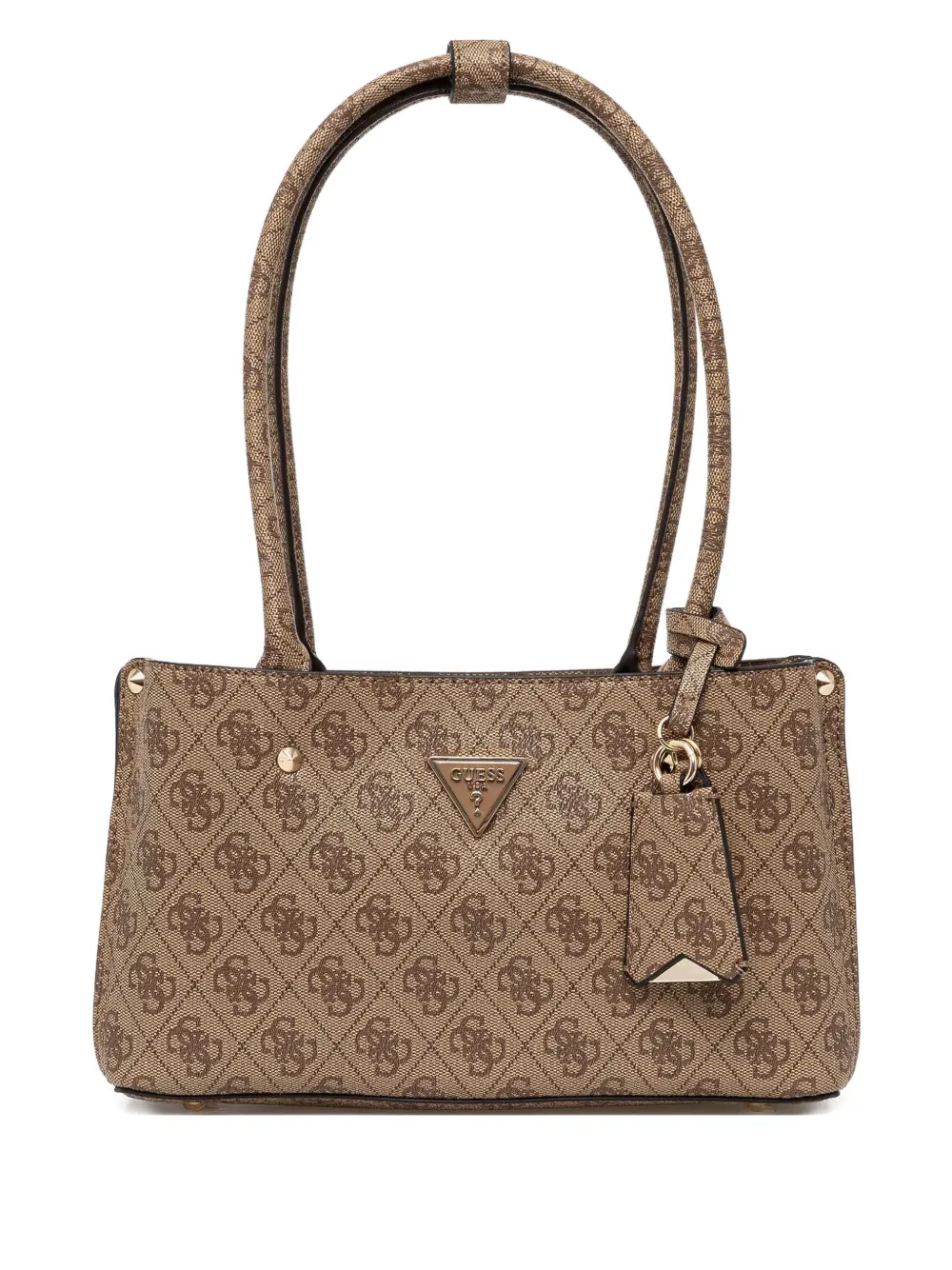Guess Usa Meridian Shoulder Bag In Brown