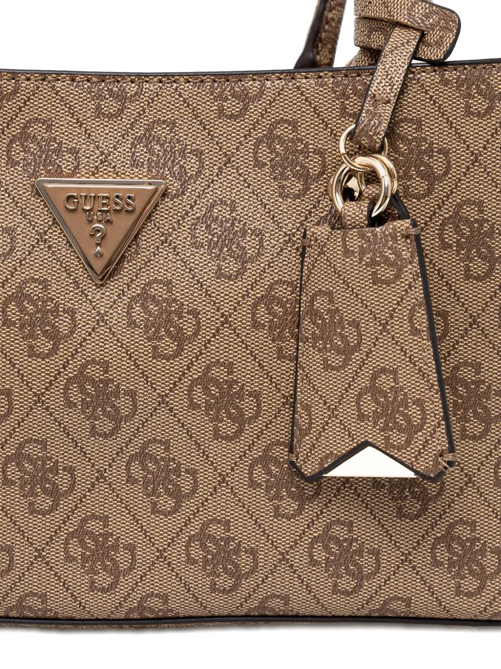 GUESS USA Meridian schoudertas Bruin