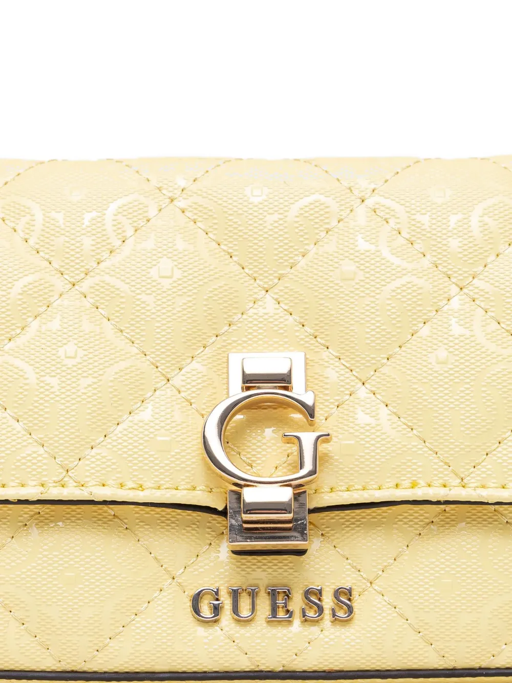 Guess Usa Bessey 4g Shoulder Bag In Yellow