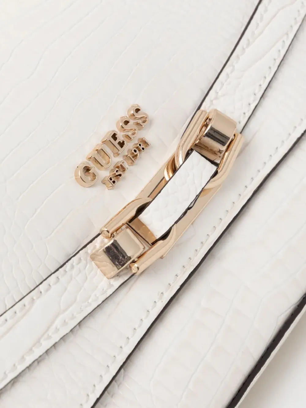GUESS USA Silvye schoudertas Wit