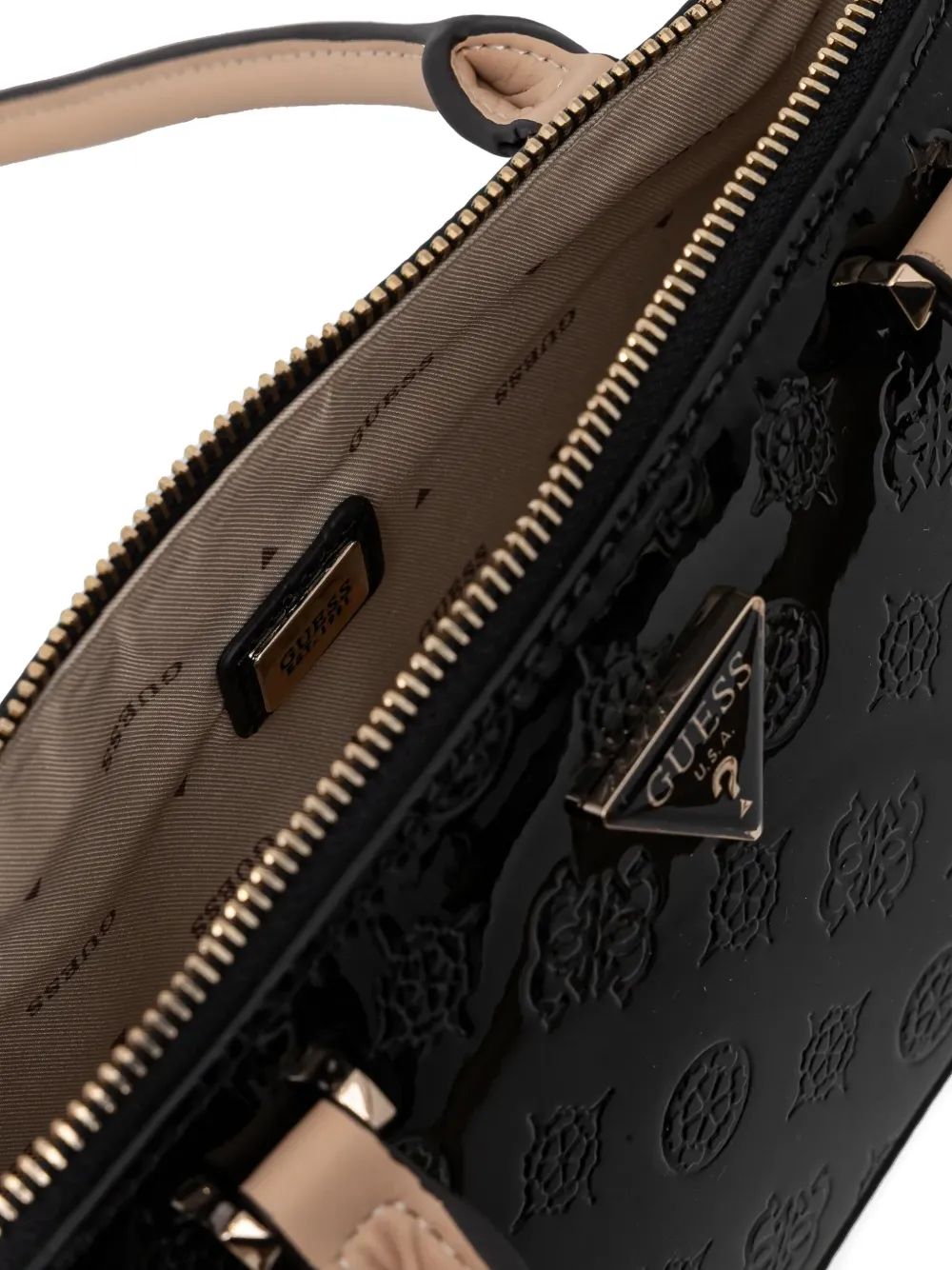 GUESS USA Arnela 4G schoudertas Zwart