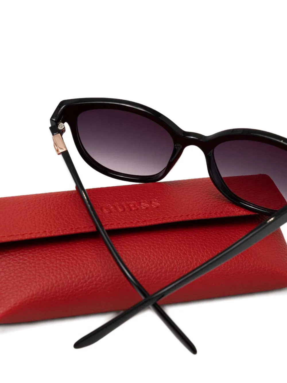 GUESS EYEWEAR Zonnebril met cat-eye montuur 01B BLACK