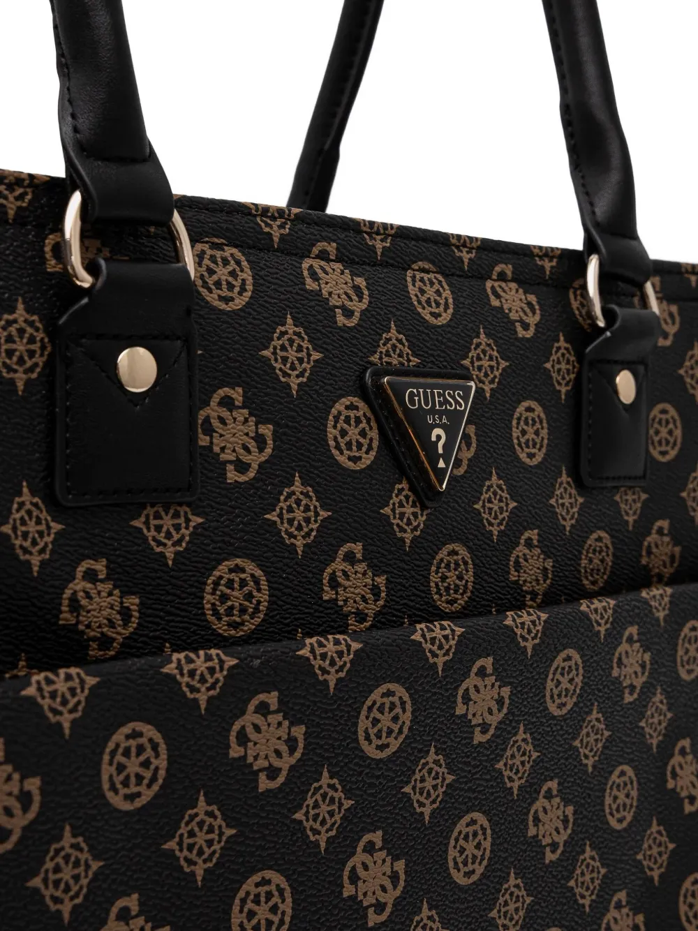 GUESS USA Wilder 4G weekendtas Bruin
