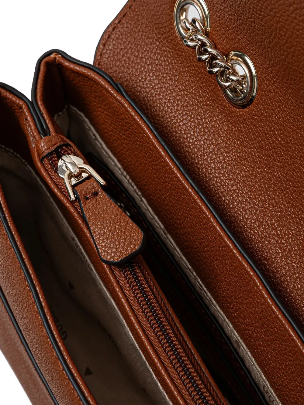GUESS USA Silvye schoudertas Bruin