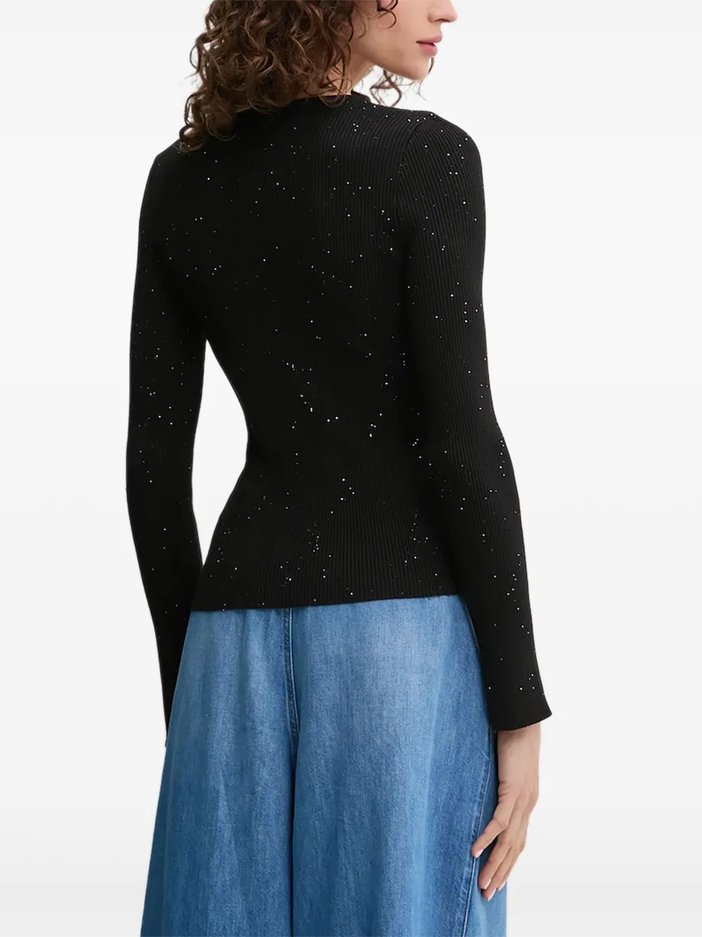 GUESS USA sequin-embellished split-cuff cardigan | Cardigans | Image 2
