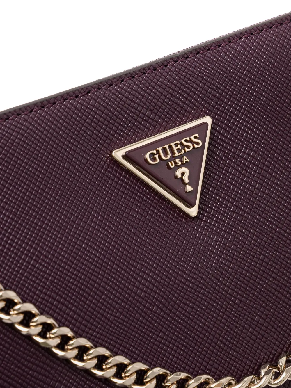 Guess Usa Noelle Shoulder Bag In Purple